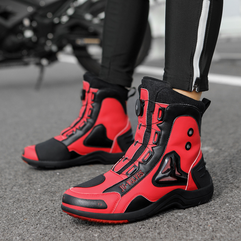 Cycling Commute Shoes - รองเท้าบูทกันน้ำสำหรับขี่มอเตอร์ไซค์แบบออฟโรด รุ่น Winter Fur Style Pro