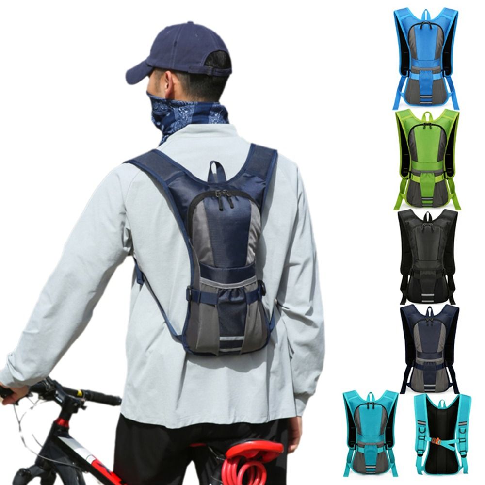Reflective Vest Cycling - เสื้อกั๊กวิ่งน้ำหนักเบา กันน้ำ ผลิตจากโพลีเอสเตอร์ พร้อมช่องเก็บขวดน้ำ ระบายอากาศได้ดี สะท้อนแสง