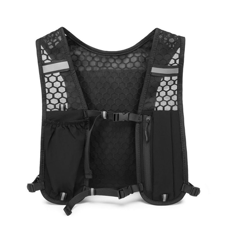 Reflective Vest Cycling - เสื้อกั๊กวิ่งสะท้อนแสง ระบายอากาศได้ดี ปรับขนาดได้ พร้อมกระเป๋า เหมาะสำหรับวิ่งจ๊อกกิ้งกลางแจ้ง ปั่นจักรยาน