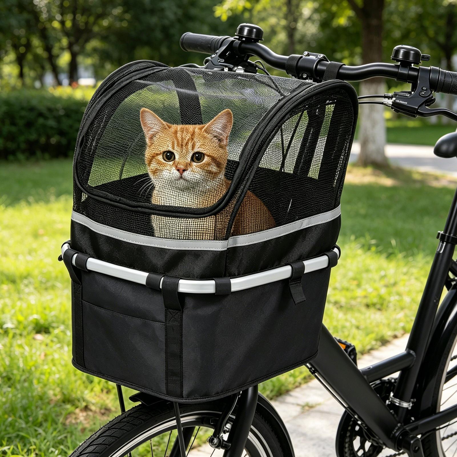 ตะกร้าจักรยานสำหรับสัตว์เลี้ยง - Commuting By Bike บทวิจารณ์และราคา
