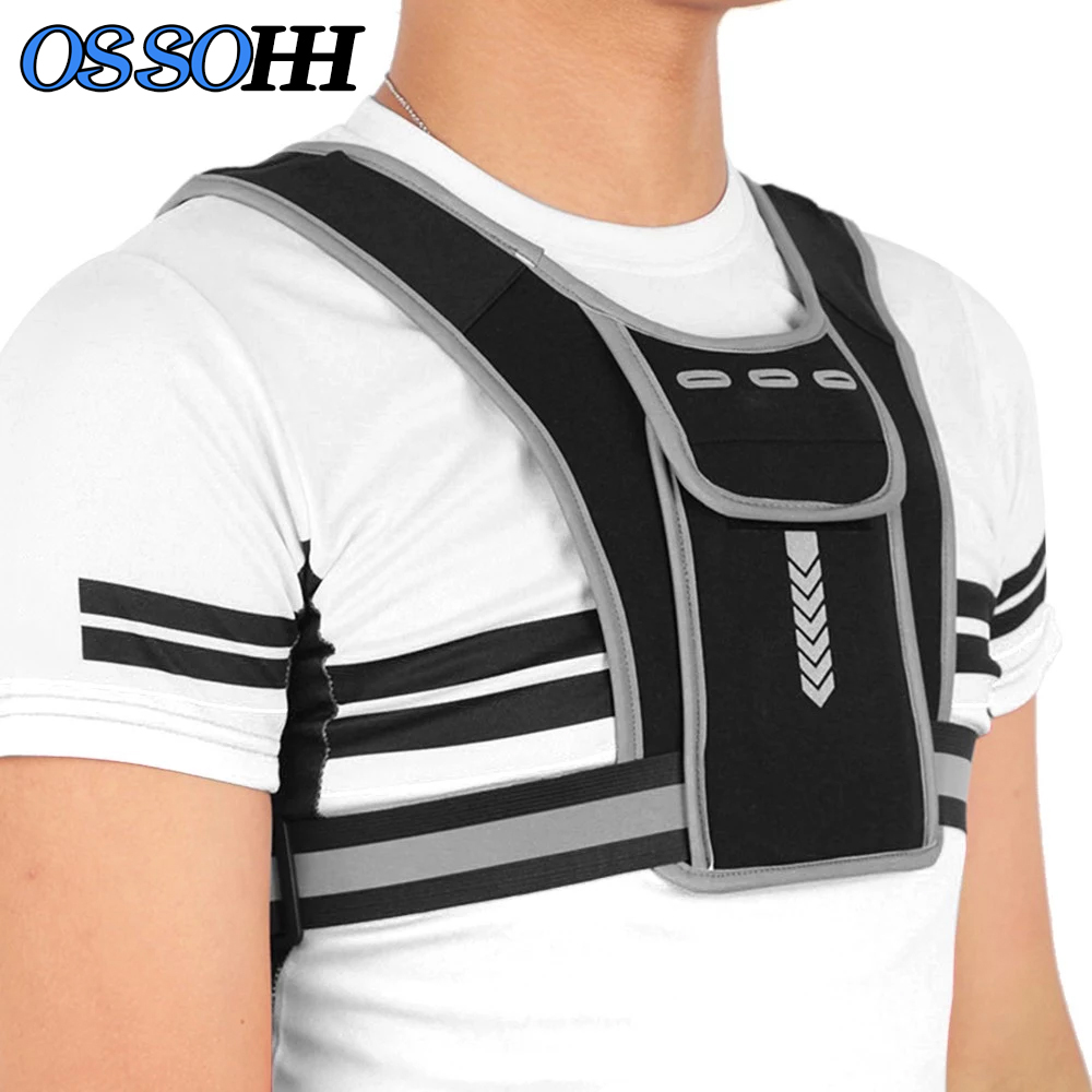 เสื้อกั๊กวิ่งสะท้อนแสง 1 ชิ้น, - Reflective Vest Cycling บทวิจารณ์และราคา