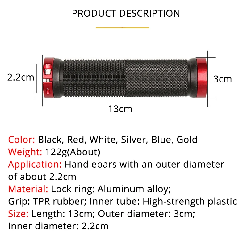ด้ามจับจักรยาน MTB ยางกันลื่นด - Commuter Bike Lock บทวิจารณ์และราคา