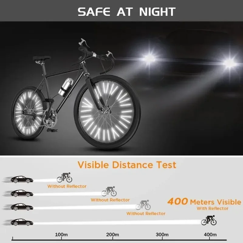 12 ชิ้น/เซ็ตหลอดคําเตือนแถบสะท - Spoke Reflector Set บทวิจารณ์และราคา