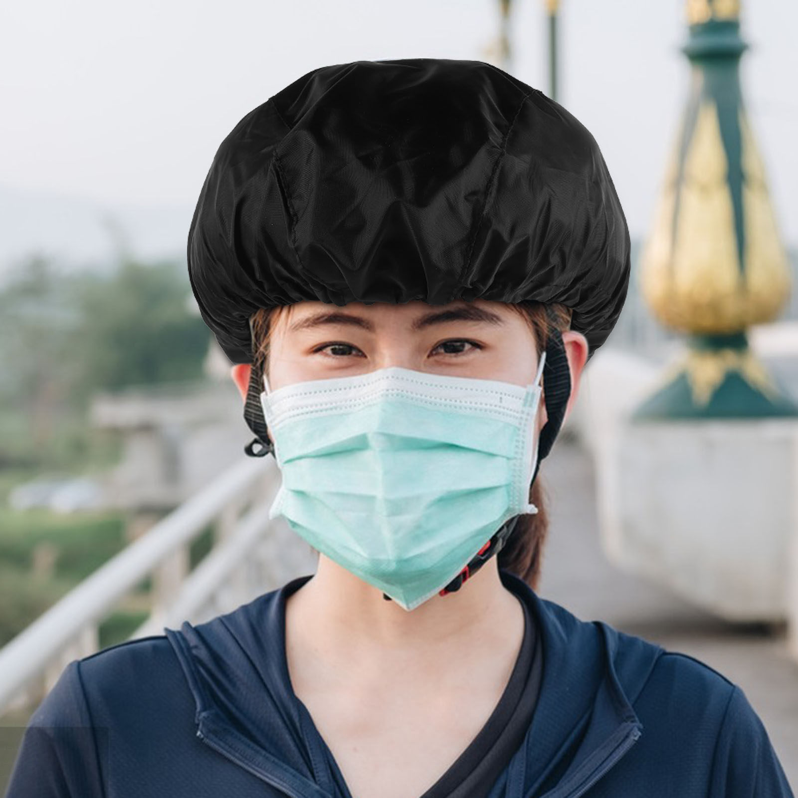 ผ้าคลุมจักรยานกันน้ำ ระบายอากา - Cycling Commute In Rain บทวิจารณ์และราคา