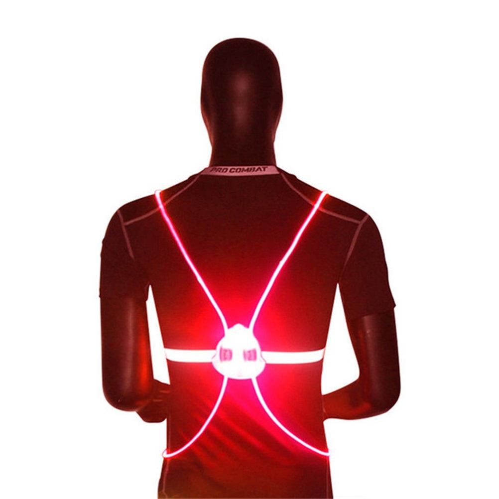 เสื้อกั๊กสะท้อนแสง LED 360 องศ - Reflective Vest Cycling บทวิจารณ์และราคา