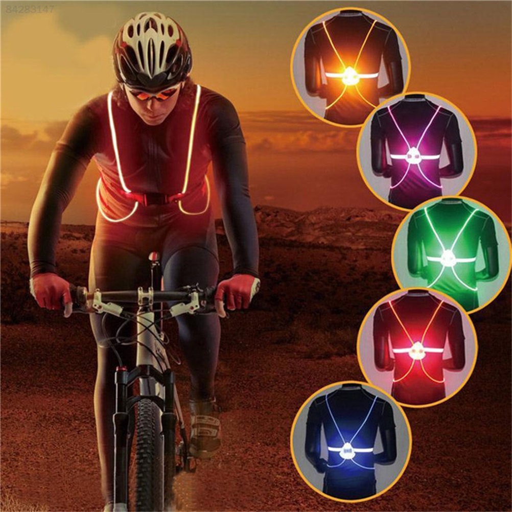 เสื้อกั๊กสะท้อนแสง LED 360 องศ - Reflective Vest Cycling บทวิจารณ์และราคา