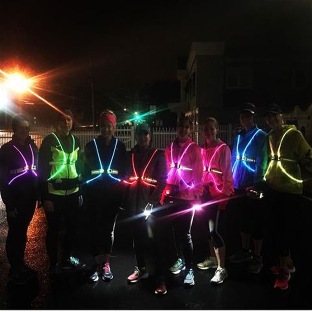 เสื้อกั๊กสะท้อนแสง LED 360 องศ - Reflective Vest Cycling บทวิจารณ์และราคา