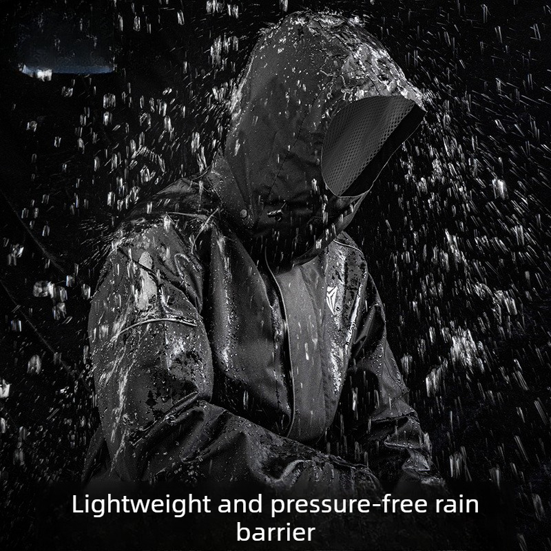 ชุดกันฝนสำหรับมอเตอร์ไซค์ เสื้ - Cycling Commute In Rain บทวิจารณ์และราคา