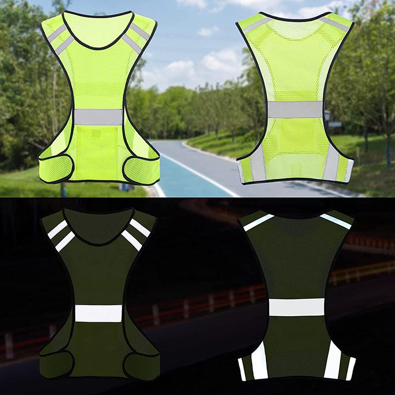 เสื้อกั๊กสะท้อนแสงแบบตาข่ายเรื - Reflective Vest Cycling บทวิจารณ์และราคา