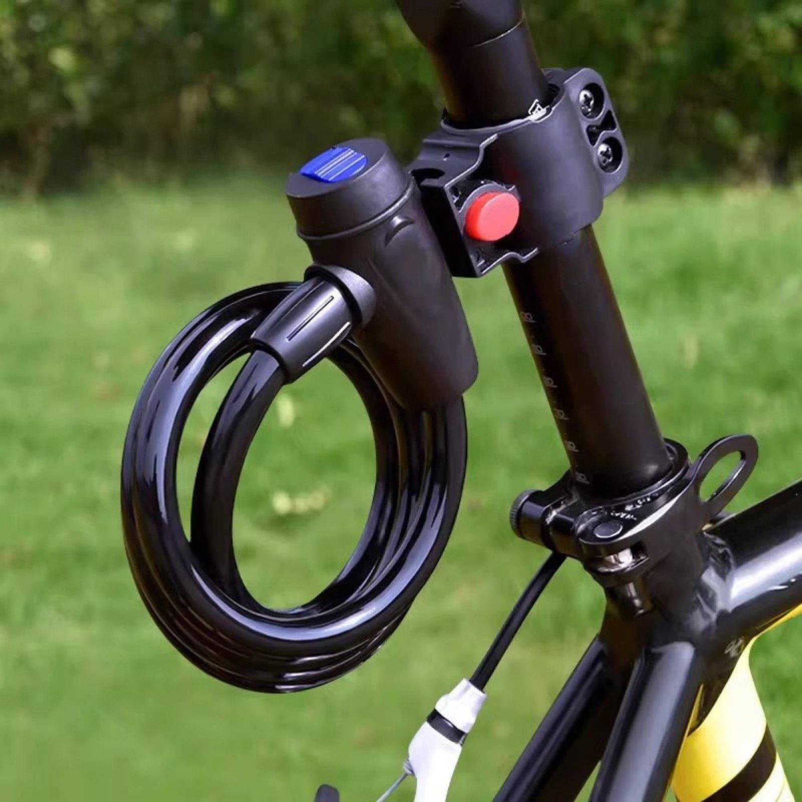 สายล็อคจักรยานแบบเหล็กหุ้ม PVC - Cable Lock Flexible บทวิจารณ์และราคา