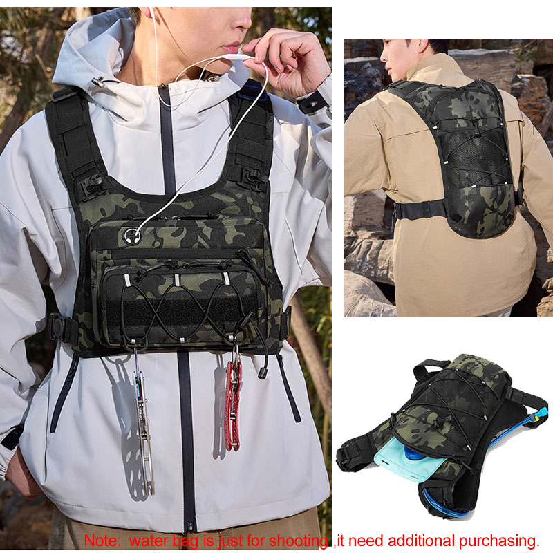 กระเป๋าสะพายหน้าอกแบบยุทธวิธี  - Reflective Vest Cycling บทวิจารณ์และราคา