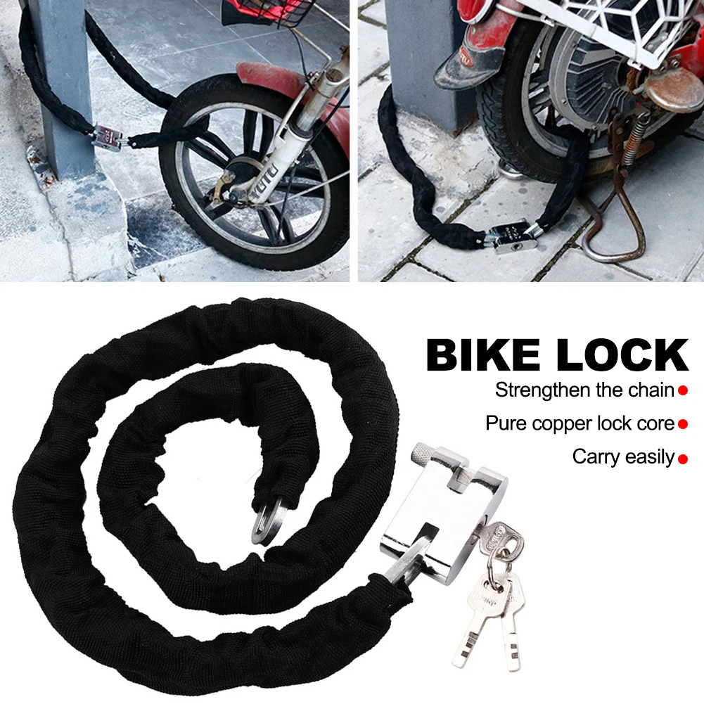 กุญแจล็อครถจักรยานยนต์แบบโซ่ 1 - Commuter Bike Lock บทวิจารณ์และราคา