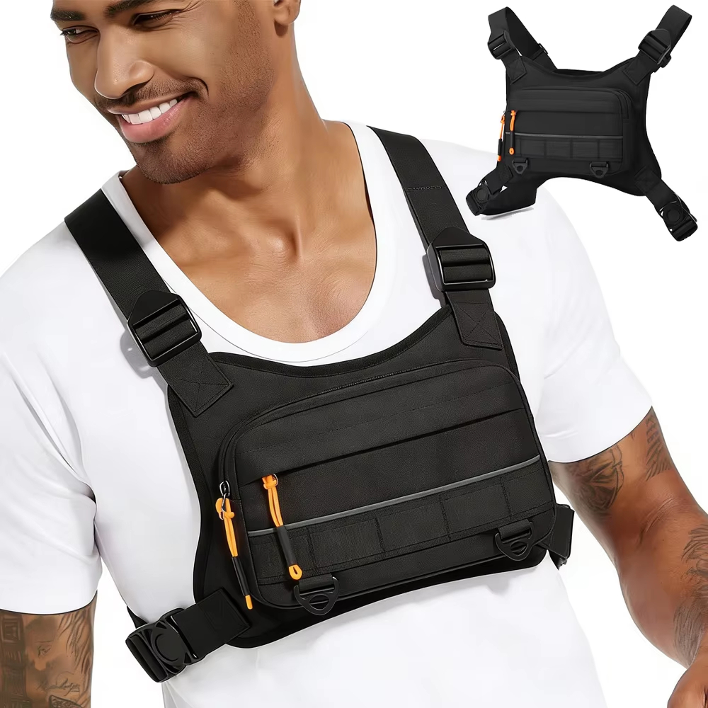 เสื้อกั๊กสะพายหน้าสำหรับปั่นจั - Reflective Vest Cycling บทวิจารณ์และราคา