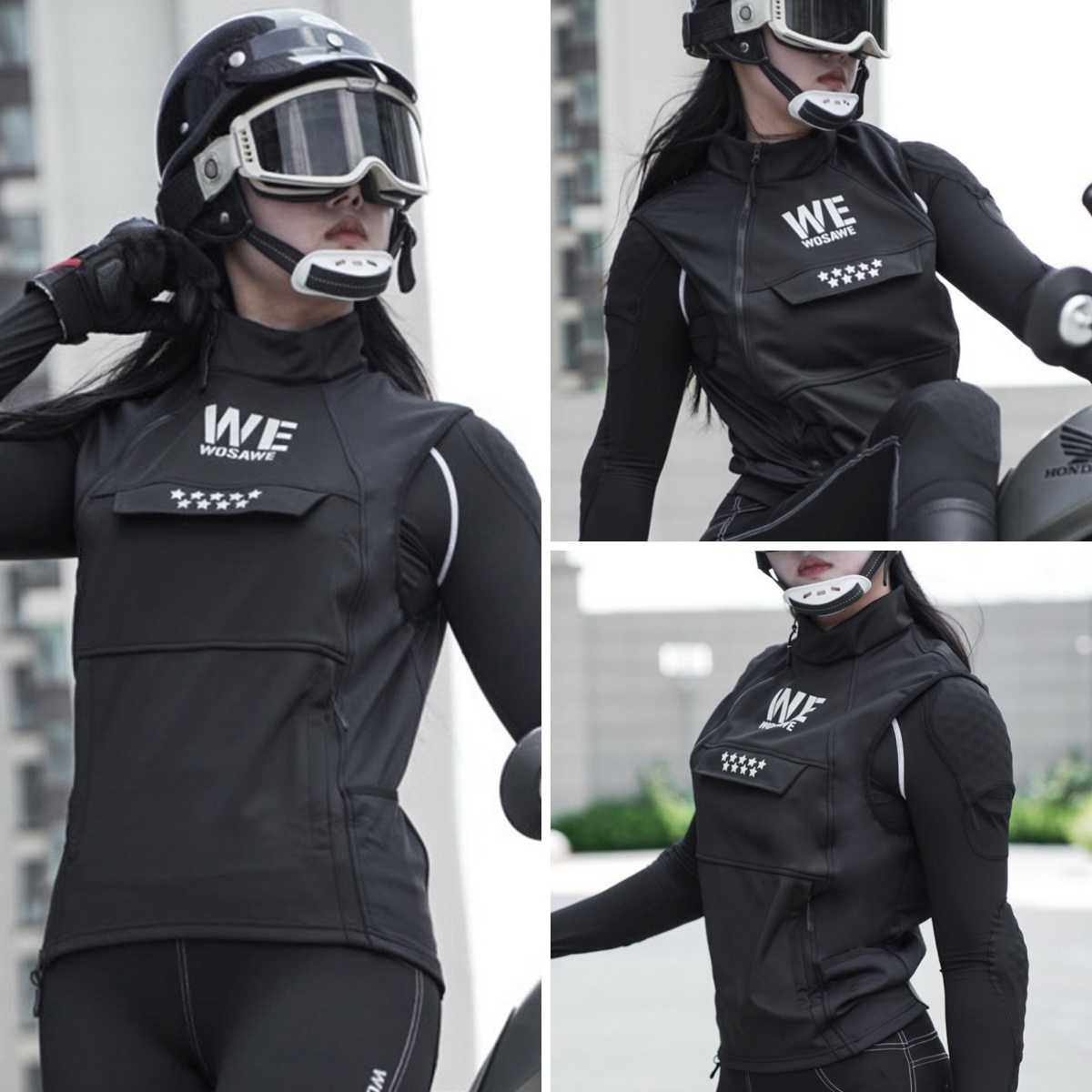 WOSAWE เสื้อกั๊กขี่รถจักรยานยน - Reflective Vest Cycling บทวิจารณ์และราคา