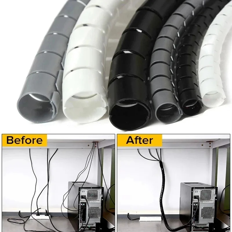 1/3 ชิ้น 2M ตัวป้องกันสายเคเบิ - Cable Lock Flexible บทวิจารณ์และราคา