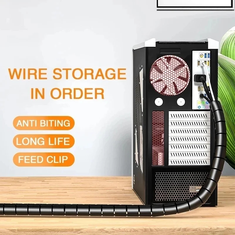 1/3 ชิ้น 2M ตัวป้องกันสายเคเบิ - Cable Lock Flexible บทวิจารณ์และราคา