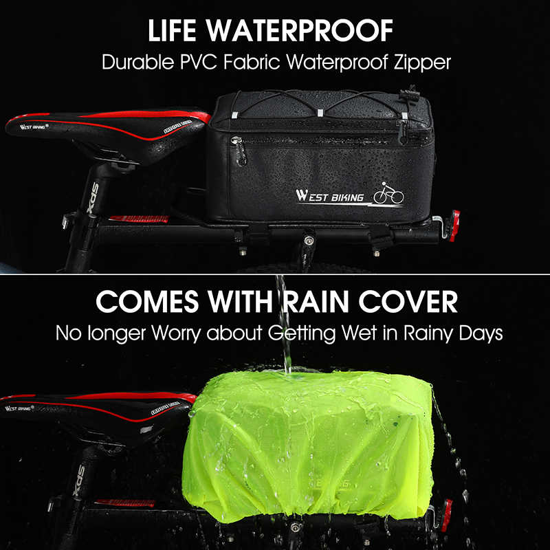 กระเป๋าติดท้ายจักรยานกันน้ำ WE - Panniers Waterproof Rear บทวิจารณ์และราคา
