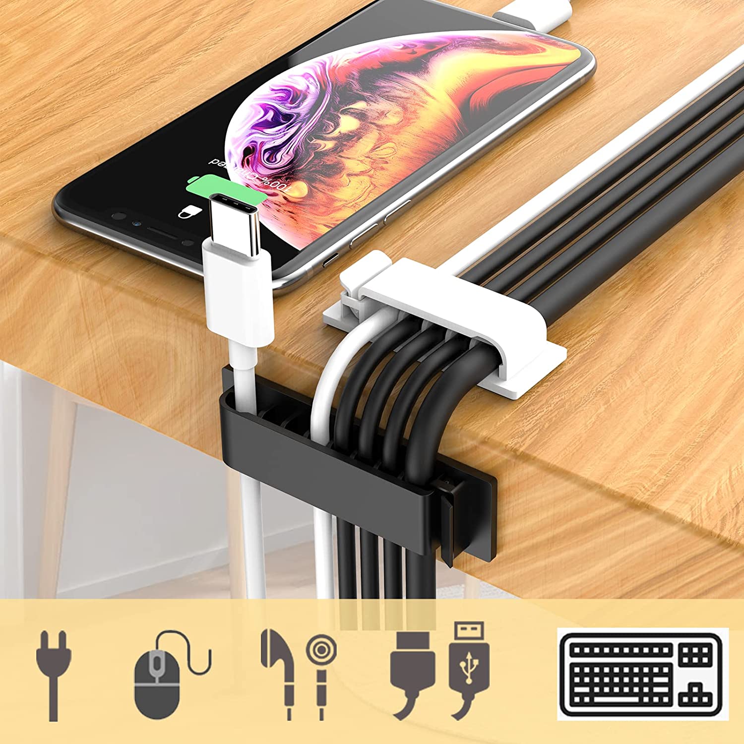 ที่เก็บสายเคเบิล ที่จัดการสายไ - Cable Lock Flexible บทวิจารณ์และราคา